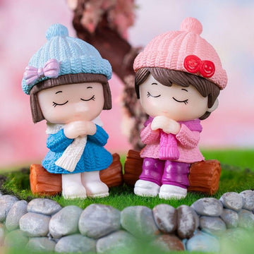 Miniature Winter Cute Kids (2pcs) Pack of 1