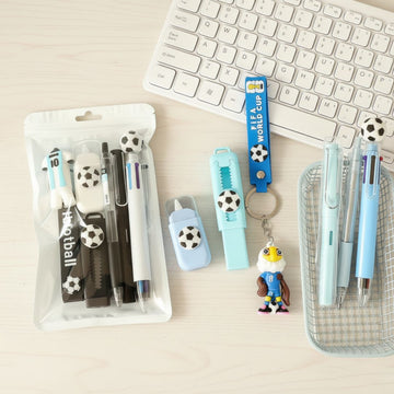 Cute Football Stationery Set l Pack of 1 Contains 6 pcs