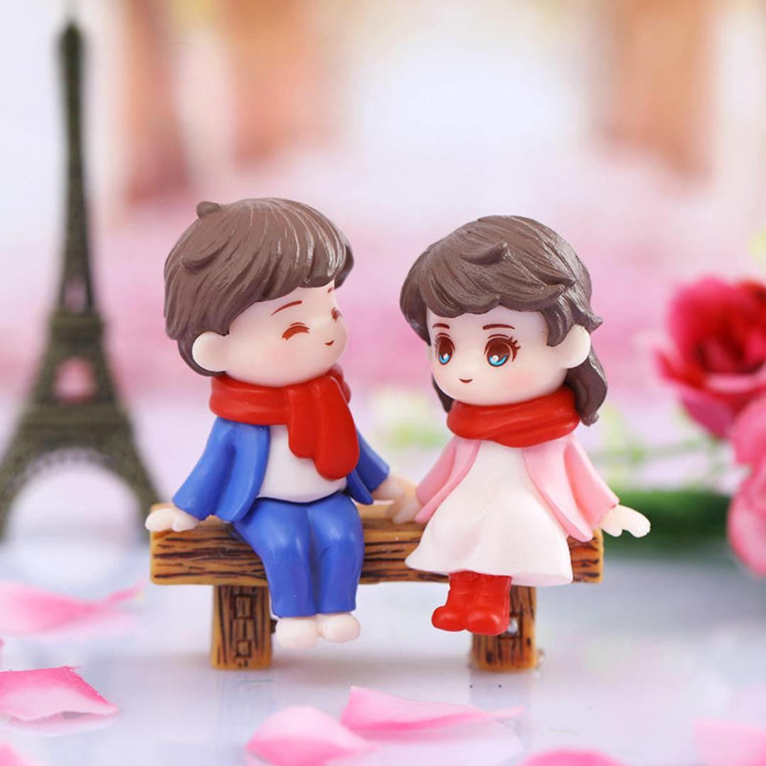 Miniatures Lovers Girl & Boy (2Pcs) Pack of 1