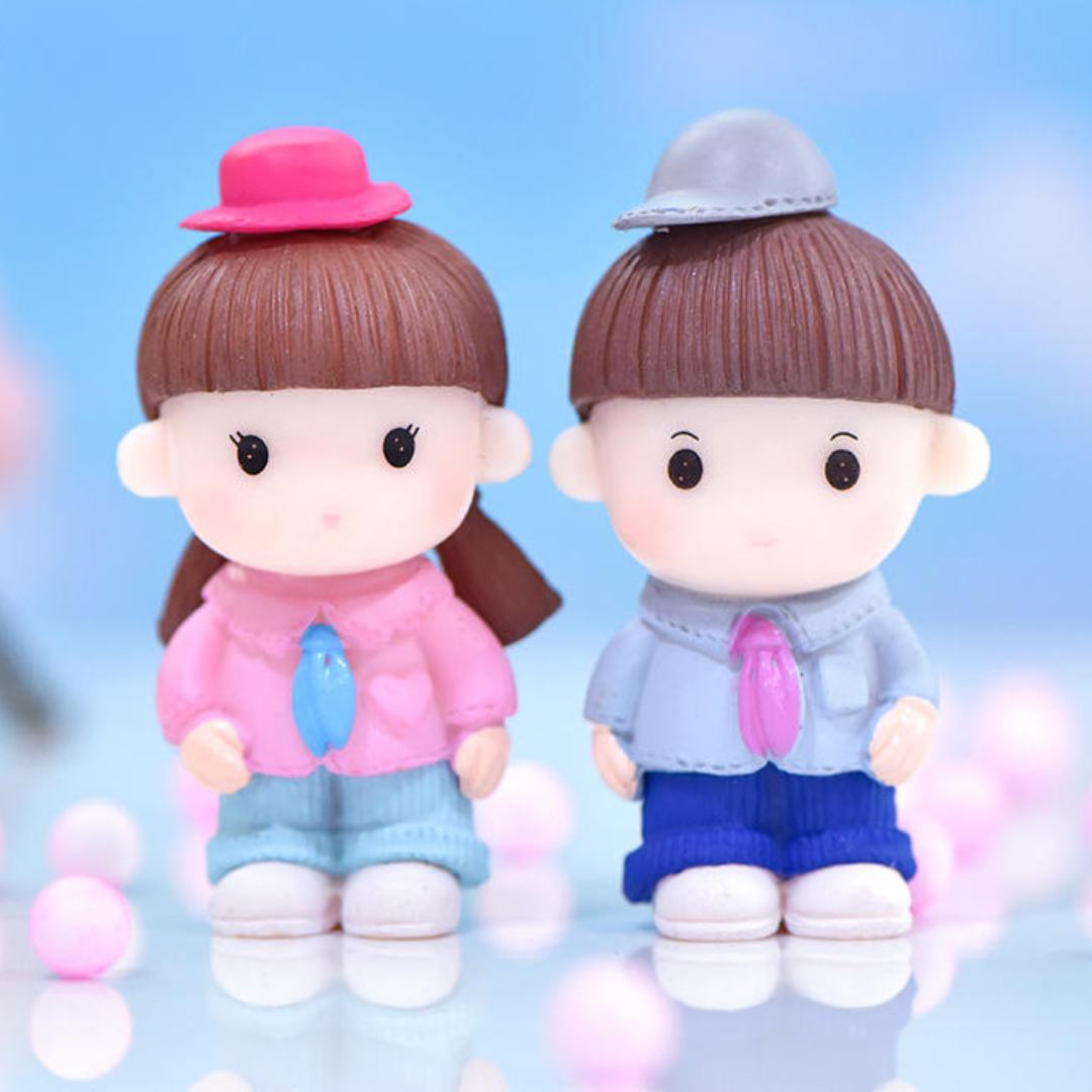 Miniatures Cute Hat Couple (2pcs) Pack of 1