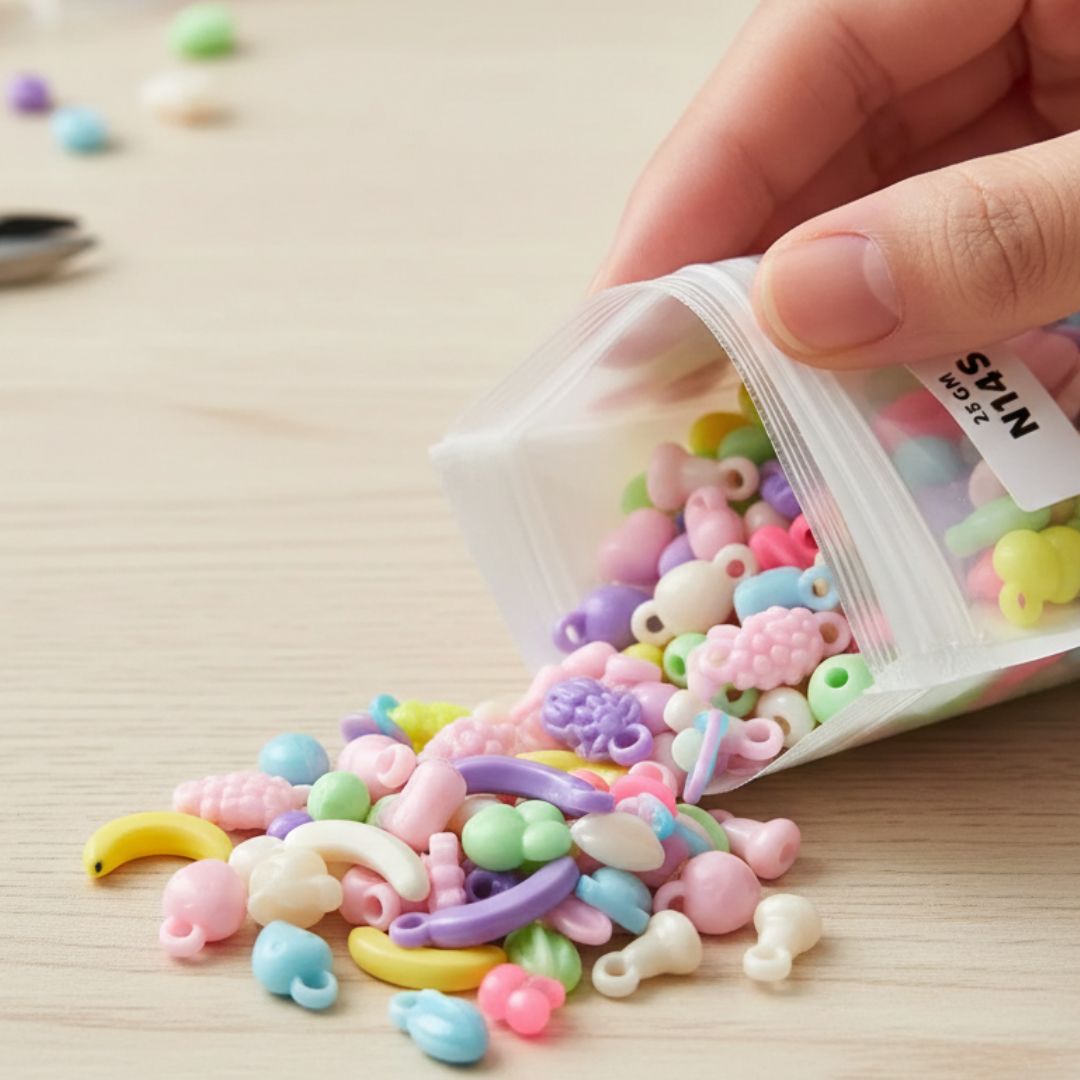 Pastel Animal Craft Beads (25gm) pack of 1
