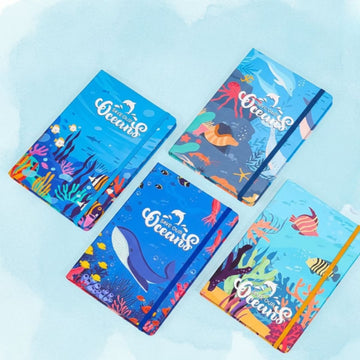 "Under the Ocean" Themed Ruled Diary (size:A7) Pack of 1