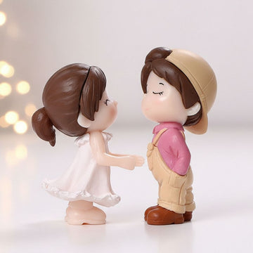 Miniature Cute Lovers Girl & Boy (2pcs) Pack of 1