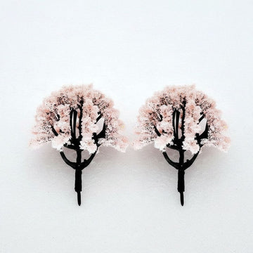 Miniature Blossom Tree Pink | Decorative Model (2pcs