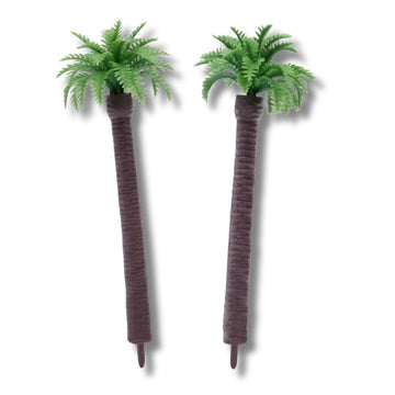 Miniature Palm Trees for Tropical Dioramas & Crafts (2pcs) Pack of 1