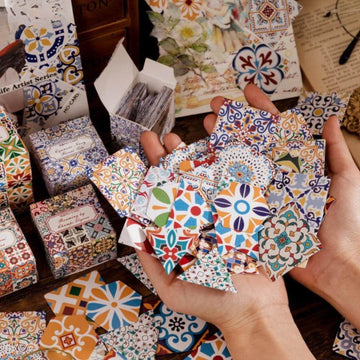 Vintage Tite of Western Style Stickers l Pack of 1 contains 150 pcs l Journaling and scrapbooking