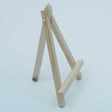 Small Wooden Display Easel with Screws (4 Inch)1pcs- pack of 1
