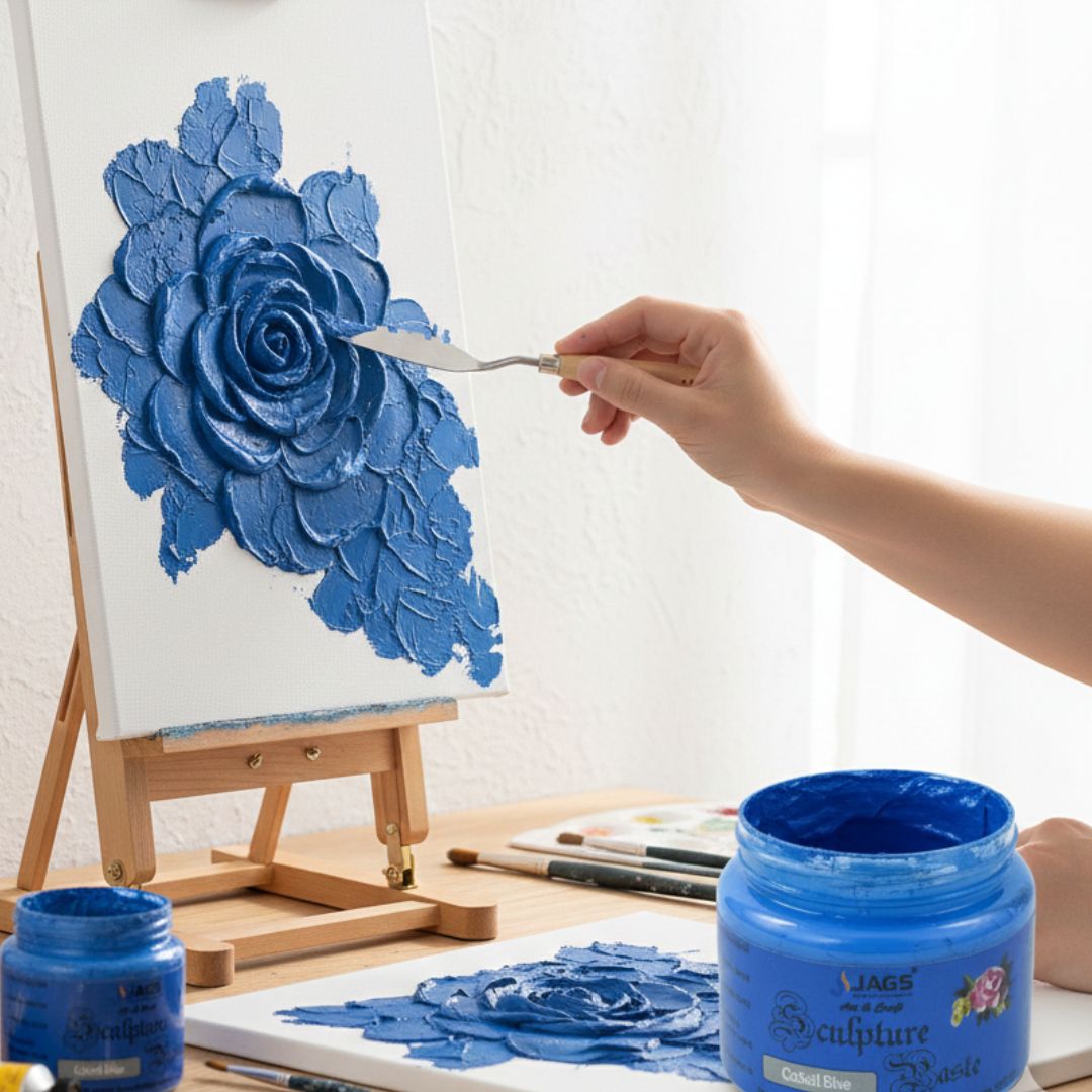 jags-mumbai Mediums & Varnish Sculpture Paste 150Gsm Cobalt Blue SP150CB