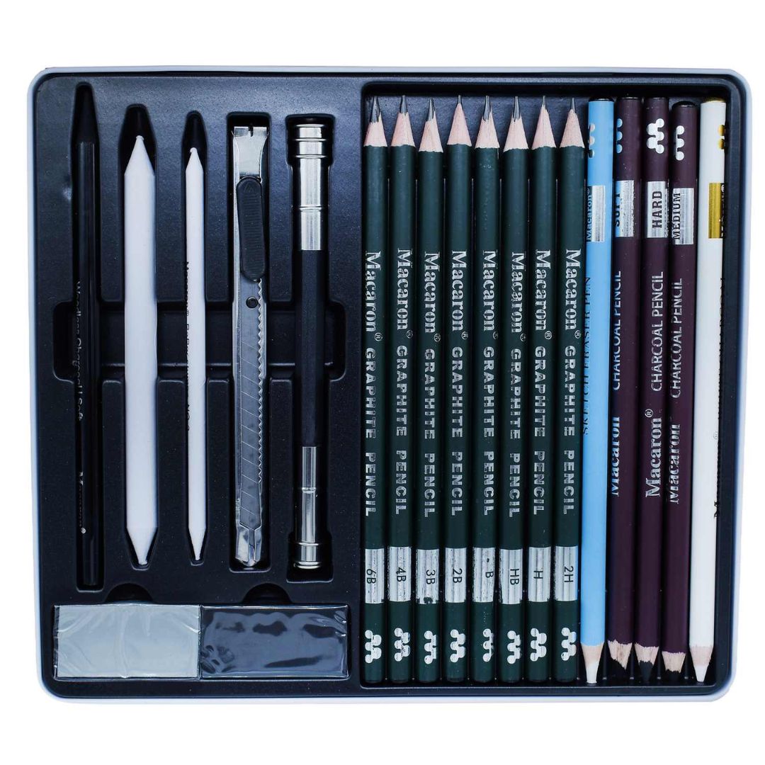 Macaron Sketching Drawing Pencil Set Pack of 1