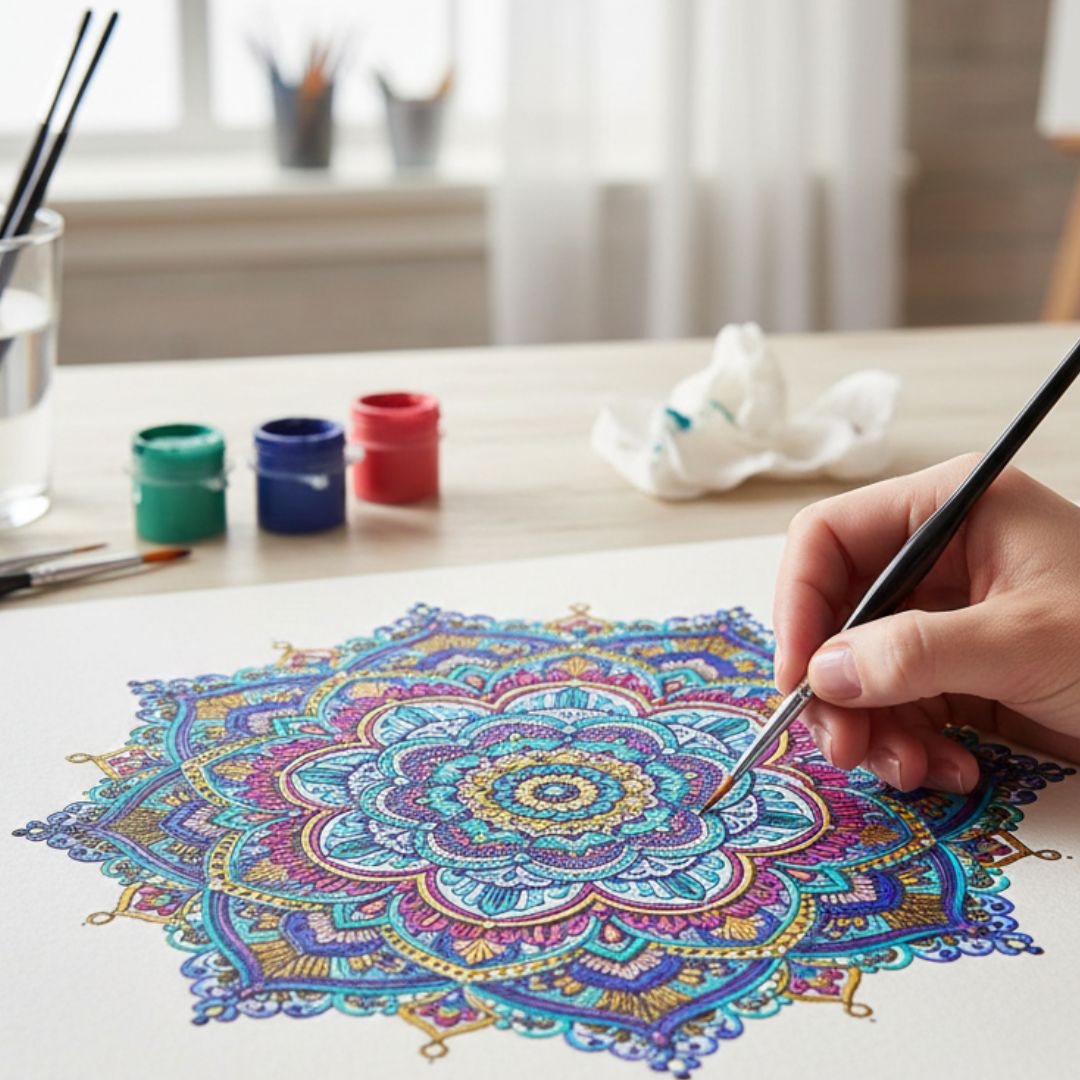 MG Traders Brush A6161 6Pc Paint Brush Ultra Thin