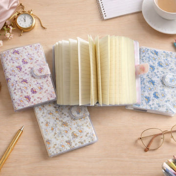 (Buy 1 Get 1 Free) Premium Soft Pastel Flower Diary l A7 l Ruled l Pack of 1