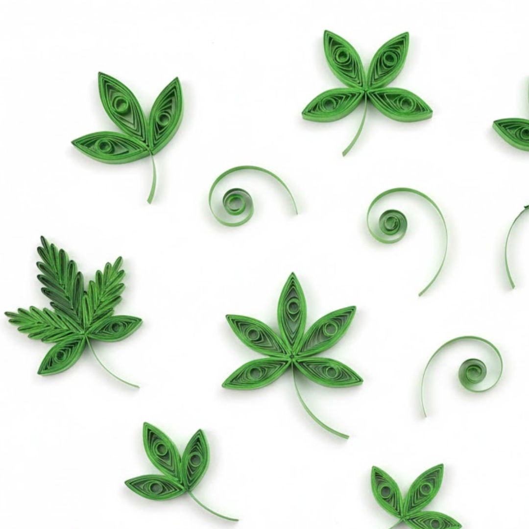 jags-mumbai Qilling Paper Quilling Strip 5mm S/C 31 Flo.Green