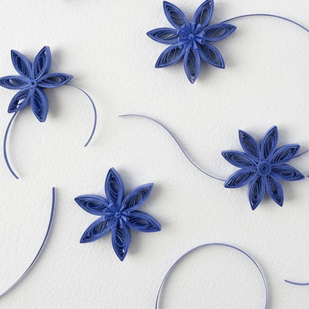 jags-mumbai Qilling Paper Quilling Strip 5mm Blue
