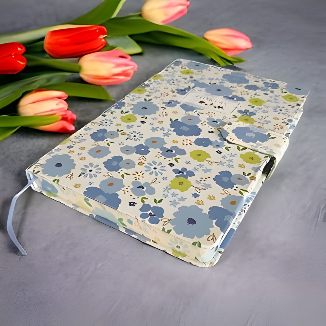 A7 Pastel floral Journal Diary I Ruled & Undated I 100 Sheets I Pack of 1 Diary