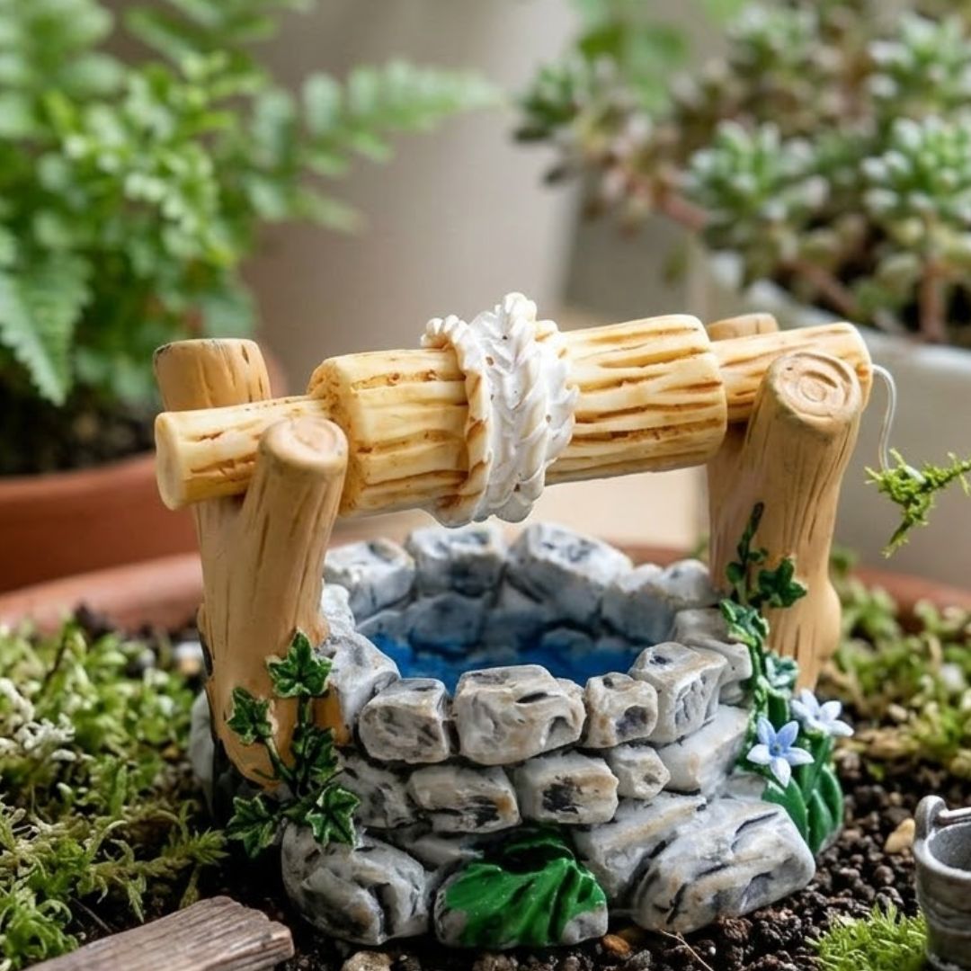 jags-mumbai Miniature Model Accessories Antique Well 1pcs Set WELL-A