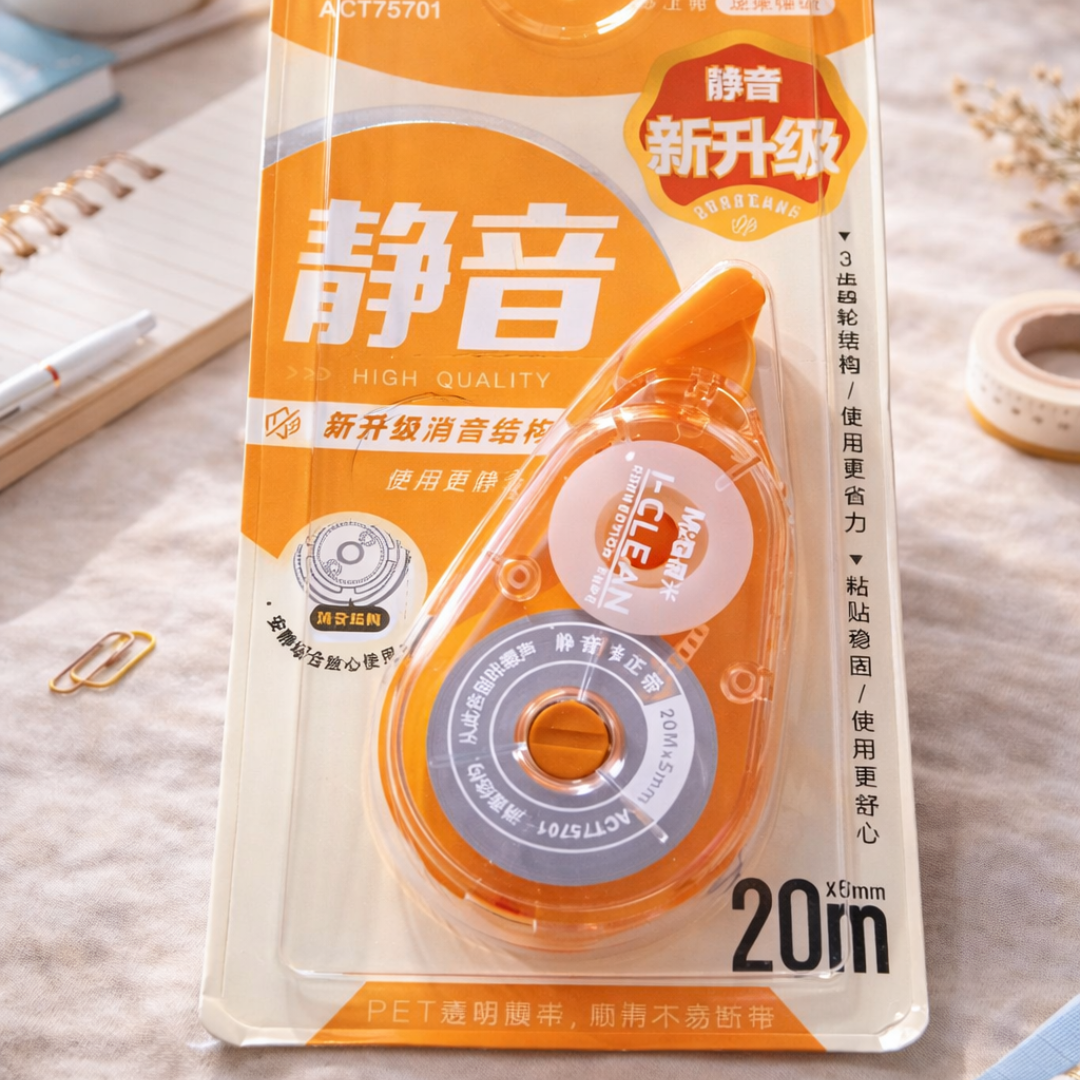 Kawaii Correction Tape Roller| Smooth Mess-Free Correction Tool | Pack of 1 l 20m x 5mm