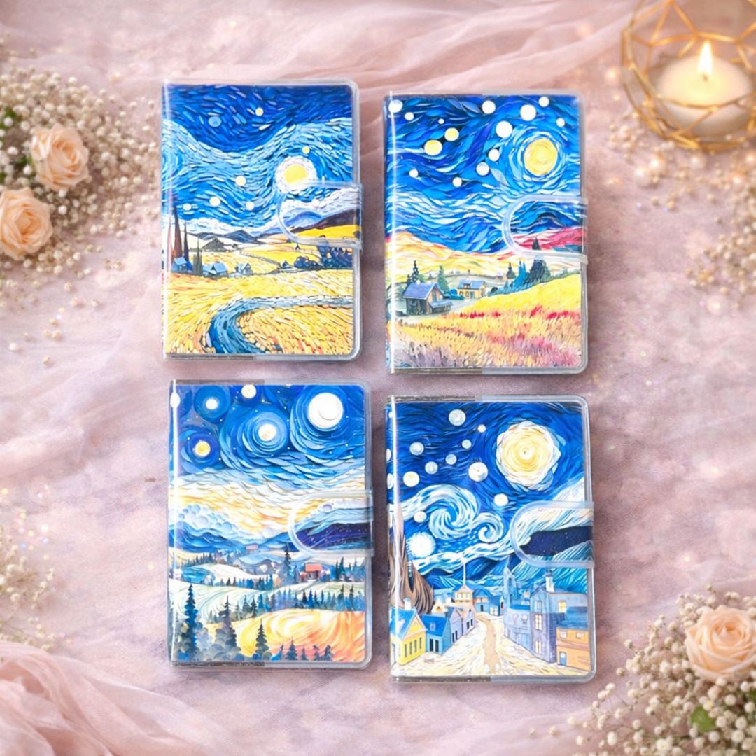 Van Gogh Latest Edition Velcro Fancy Diary A7 | Contains 1 diary