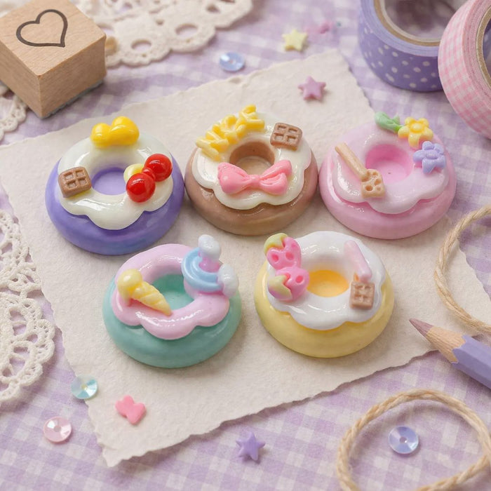 Miniature Donut Mix Colour Set of 5Pcs MMAN-90