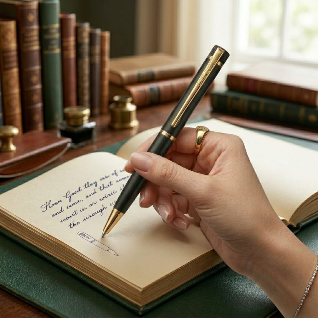 Premium Metal Ball Pen Set  | Smooth Writing Executive Pens | Gift Set for Office & Corporate Use | Pack of 1