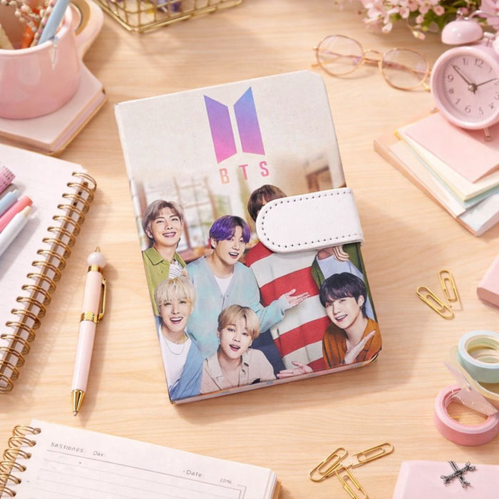 A6  Trendy BTS Printed Undated Journal with Magnetic Closure |Pack Of 1