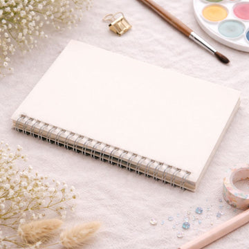 Spiral A6 Notebook | Blank Pages Pocket Journal for Students & Office |Pack of 1