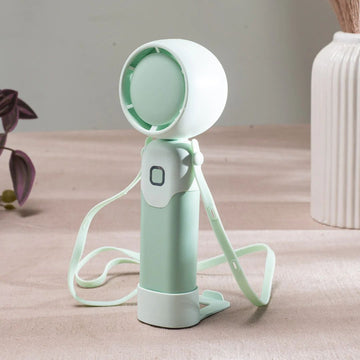 Mini Portable Fan with Phone Stand | Adjustable Cooling Fan | Pack of 1