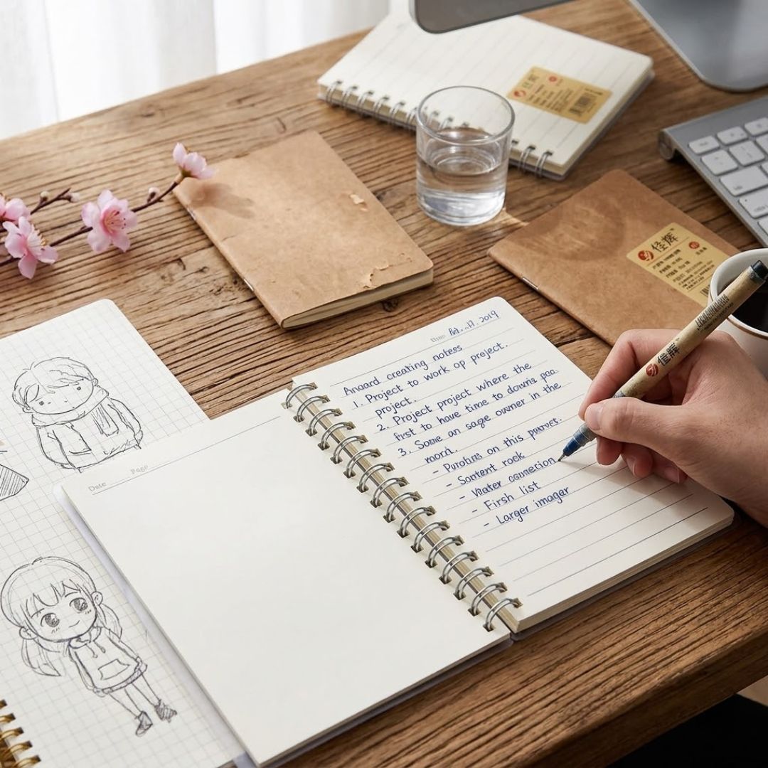 A6 Spiral Notebook (Ruled) – Compact Pocket Diary for Notes & Study |Pack of 1