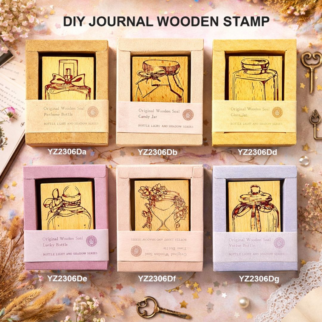 DIY Wooden Stamp Block – Journal, Scrapbook & Art Decoration | Pack of 1