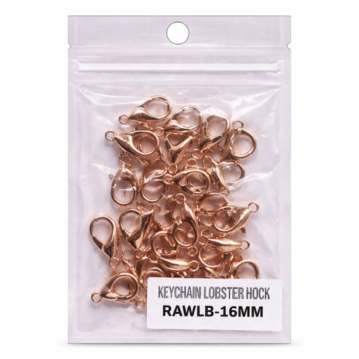 Lobster Clasp Hooks for Keychains – Metal DIY Craft Accessories (25 PCS) | Pack of 1