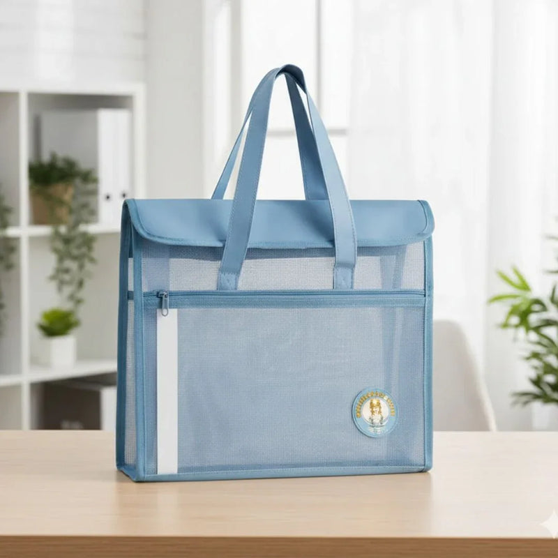 Large Transparent Expanding Folder Bag | 34×33 cm (1 pcs)
