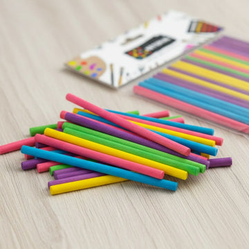 Colored Wooden Sticks  0.5 × 10 cm (20pcs) Pack of 1