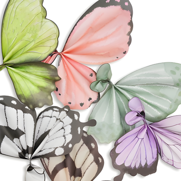 Premium Aesthetic Butterfly Wings wrapping paper | Assorted Color | Pack Of 1 contains 20 sheets