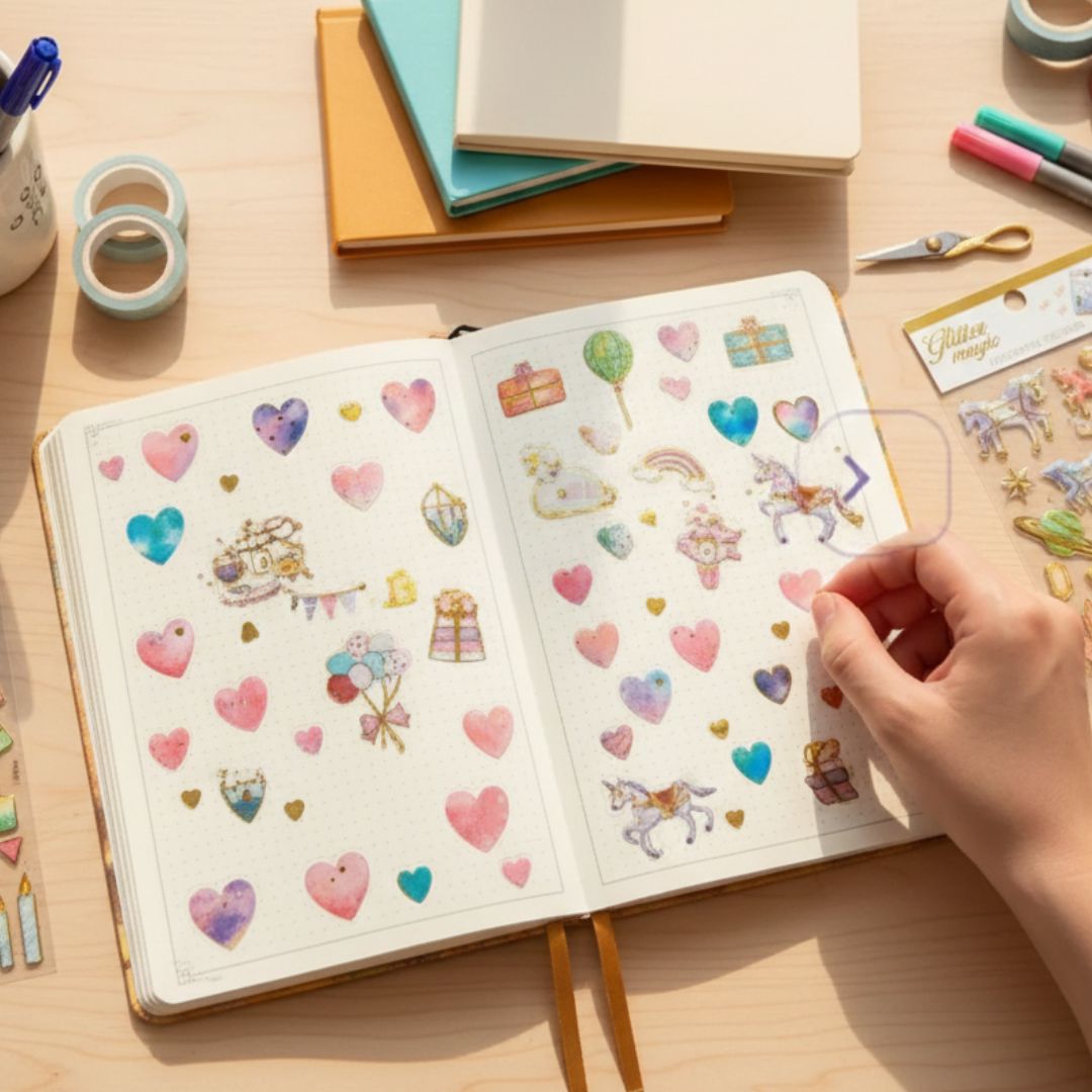 Glitter Magic Sticker pack of 1