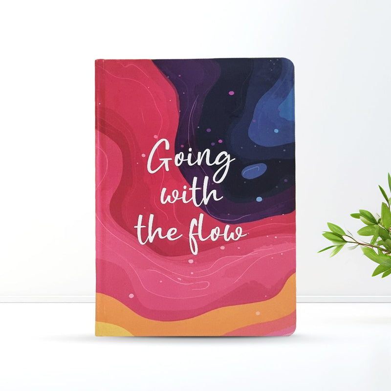 Going With The Flow 2026 Planner | A5 Hardbound Journal for Mindful Living & Self-Care
