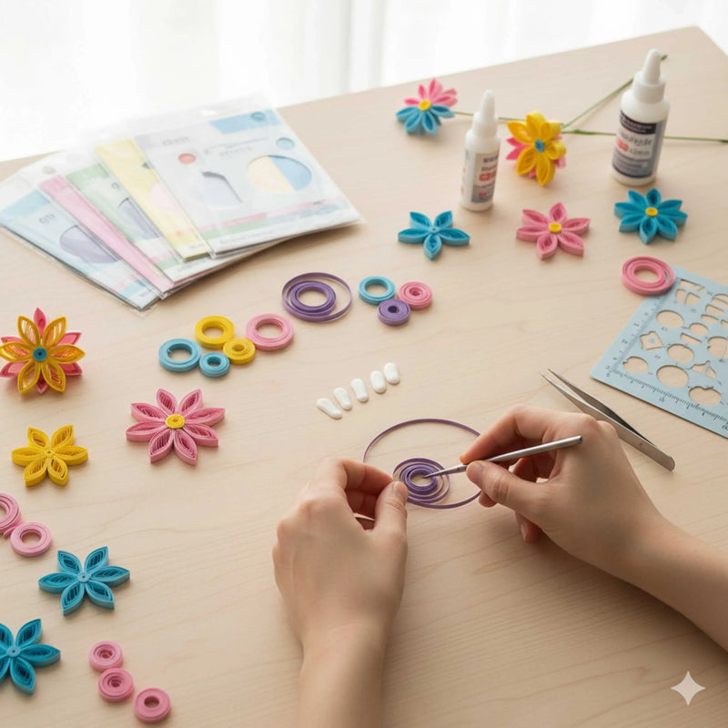 Quilling Strip 5mm S/C 25 White