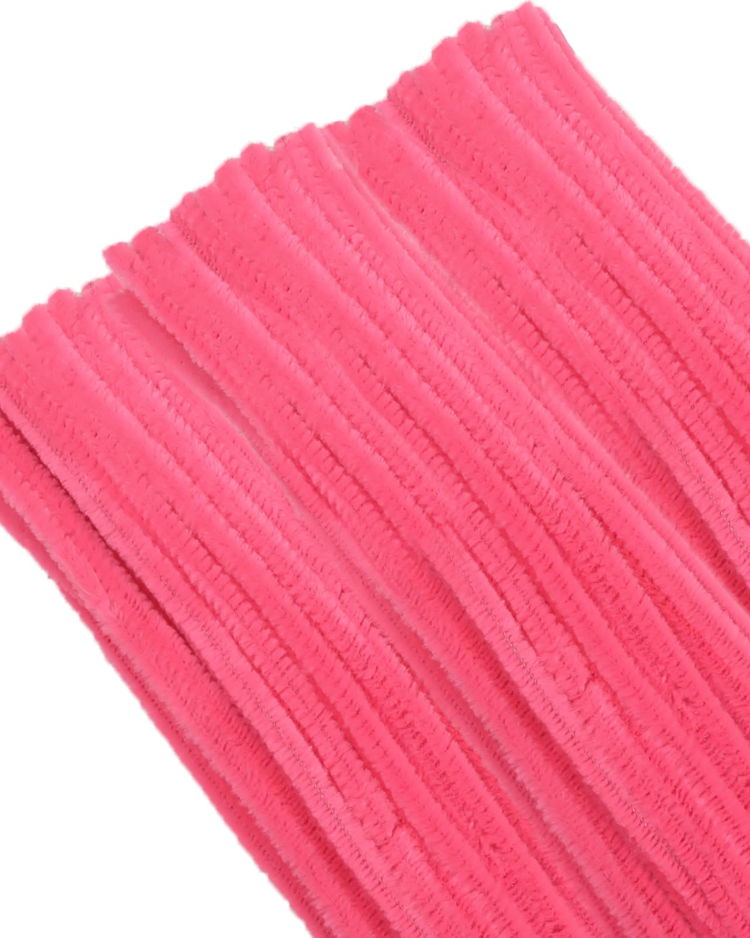 (Buy 1 Get 1 Free) Neon Pink Pipe Cleaner | Pack of 100+100 Pipe Cleaners