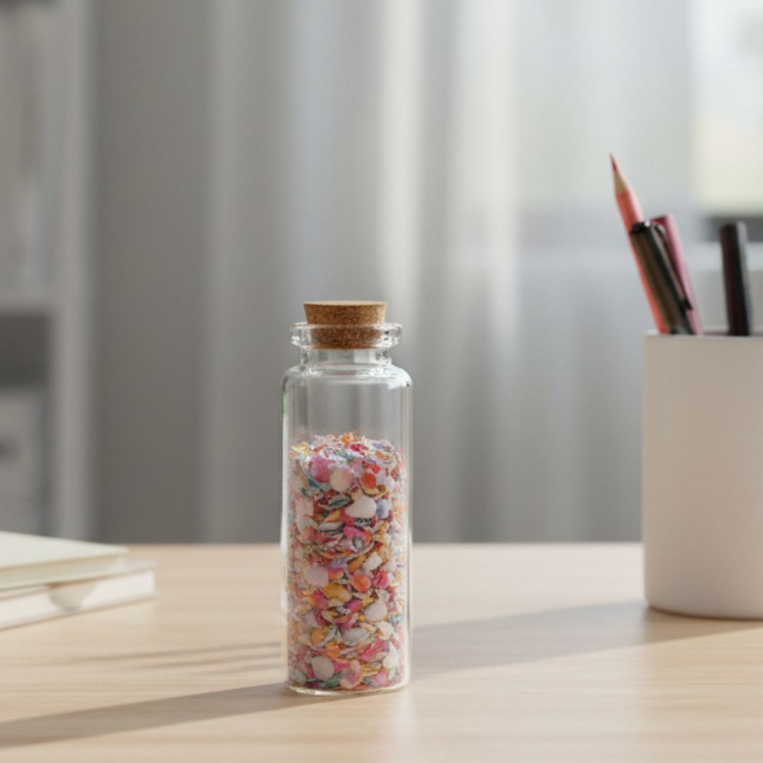 Message Glass Bottle 22X60Mm (12Pcs) pack of 1