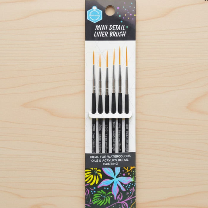 Mini Detail Liner Brush (6pcs) pack of 1