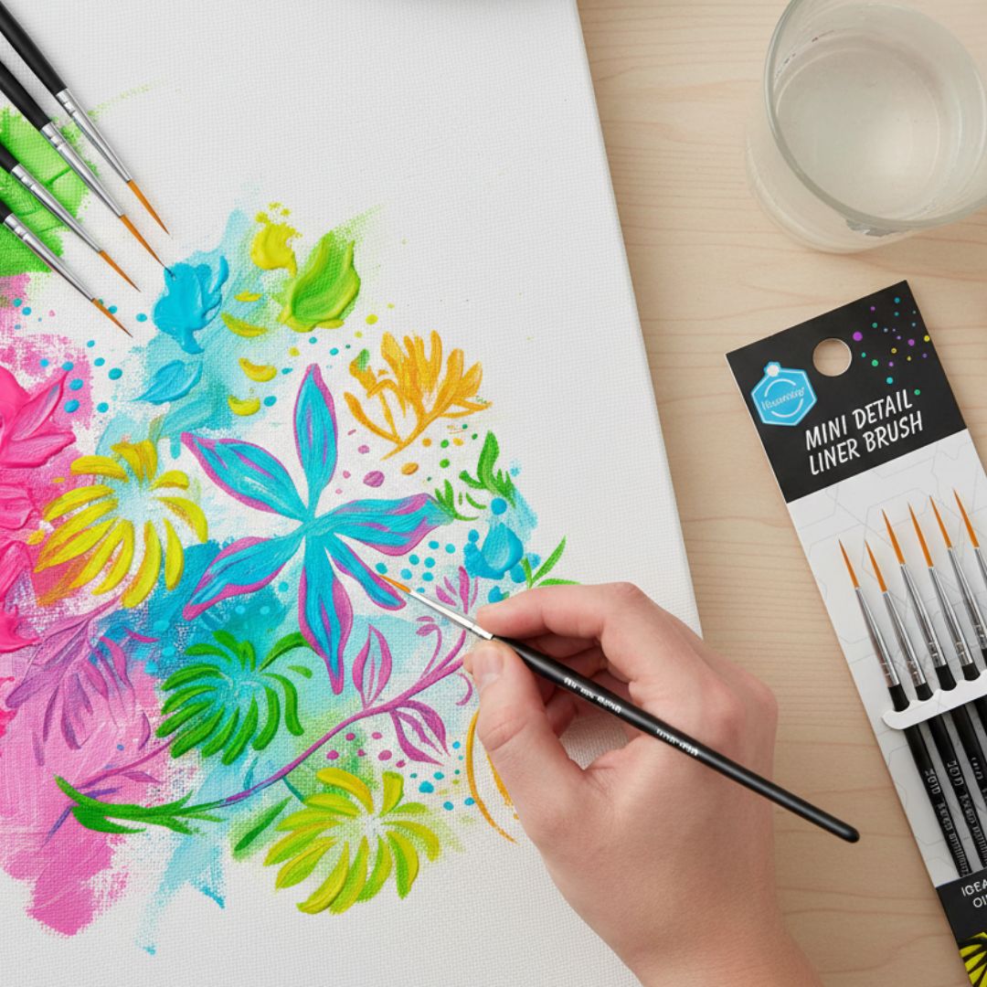 Mini Detail Liner Brush (5pcs) pack of 1