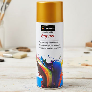 Premium Gold Spray Paint  Glossy Finish (450ml) pack of 1