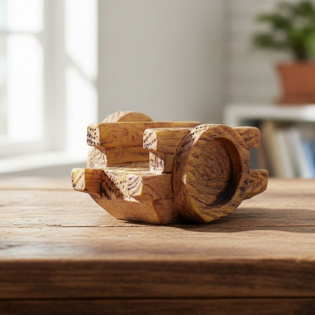 Miniature model Wooden Toy Cart 1 Pcs