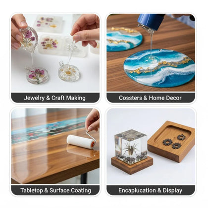 Ultra Clear Resin 100Gms Hardener 50Gms UCR150