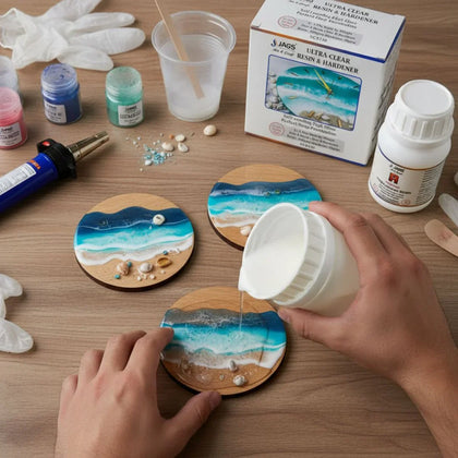 Ultra Clear Resin 100Gms Hardener 50Gms UCR150