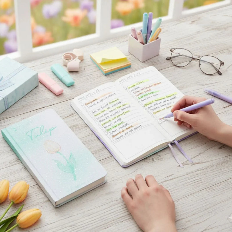 Daily Planner to do list Notepad for self organisation - 192  undated pages for 2026