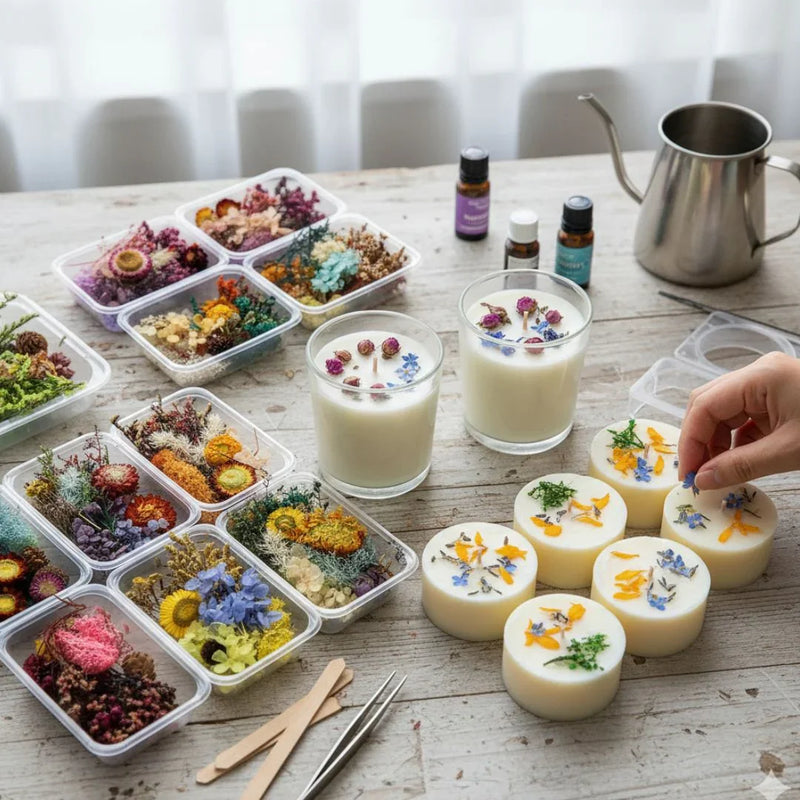 Assorted Dry Flower Box – For Resin, Journaling, Cards & Decor (1 Box)