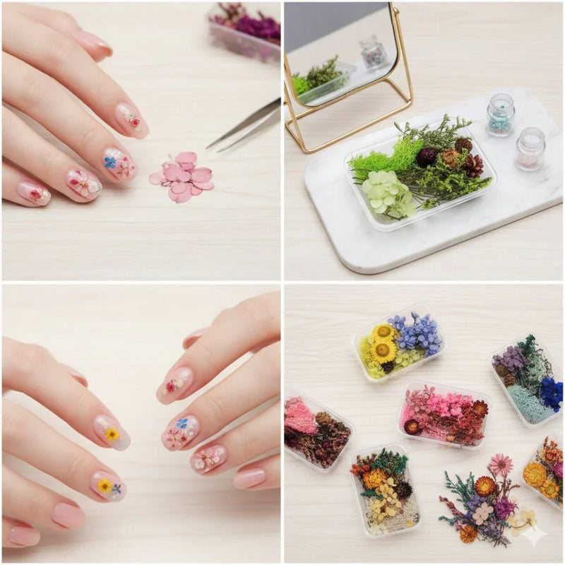 Assorted Dry Flower Box – For Resin, Journaling, Cards & Decor (1 Box)