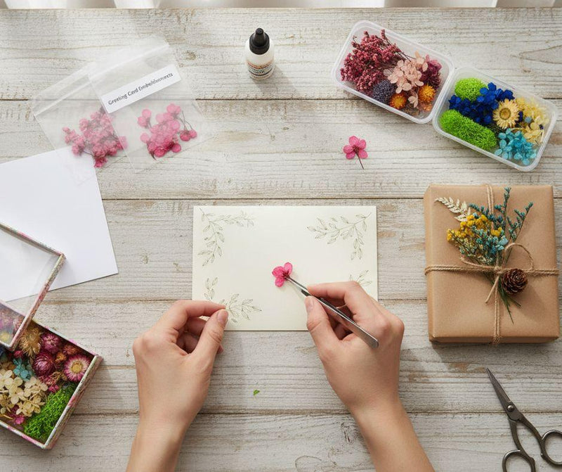 Assorted Dry Flower Box – For Resin, Journaling, Cards & Decor (1 Box)