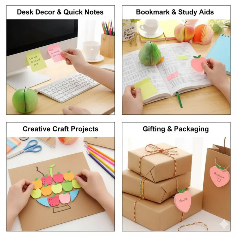 Fruit Memo notepad , memo notepad, 100 sheets | Small Pocket Diary