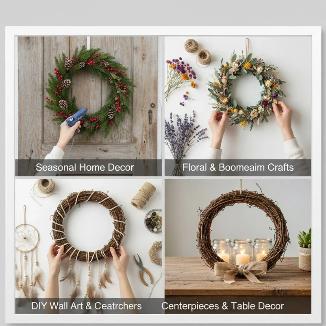 Elevate Your Home decoration  with Our Bird Nest Ring Round 25cm - BNS25CM
