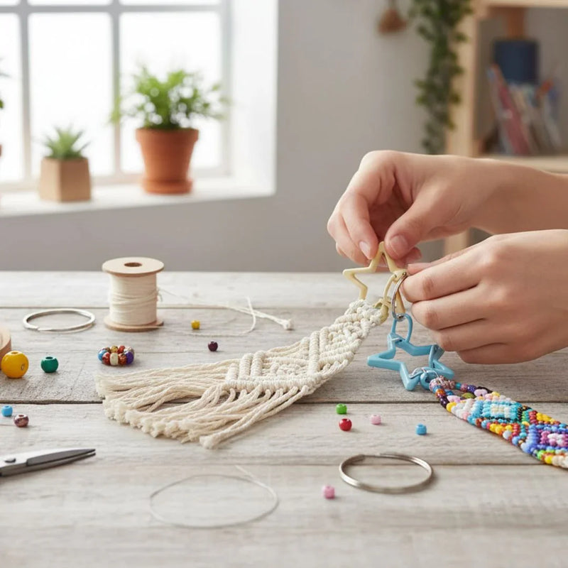 Key Ring Fitting Star 2Pc (Colour) | KHC2P-2